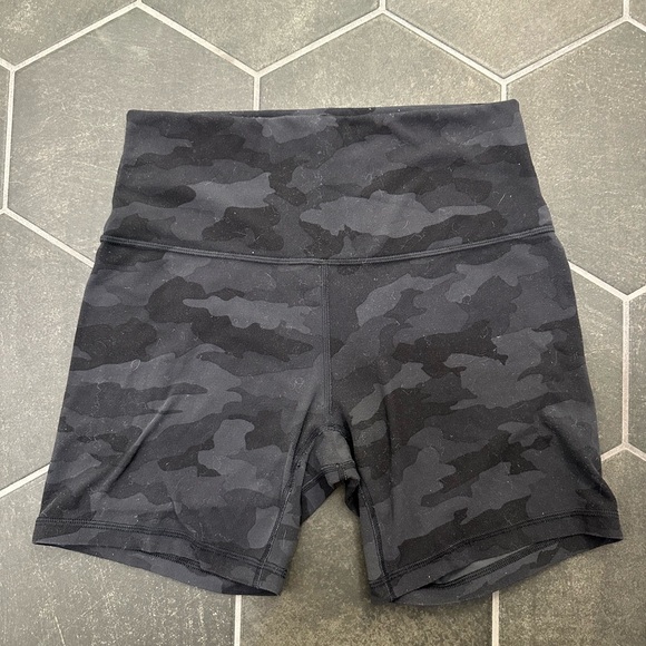 lululemon Dark Camo Shorts - Picture 2 of 2